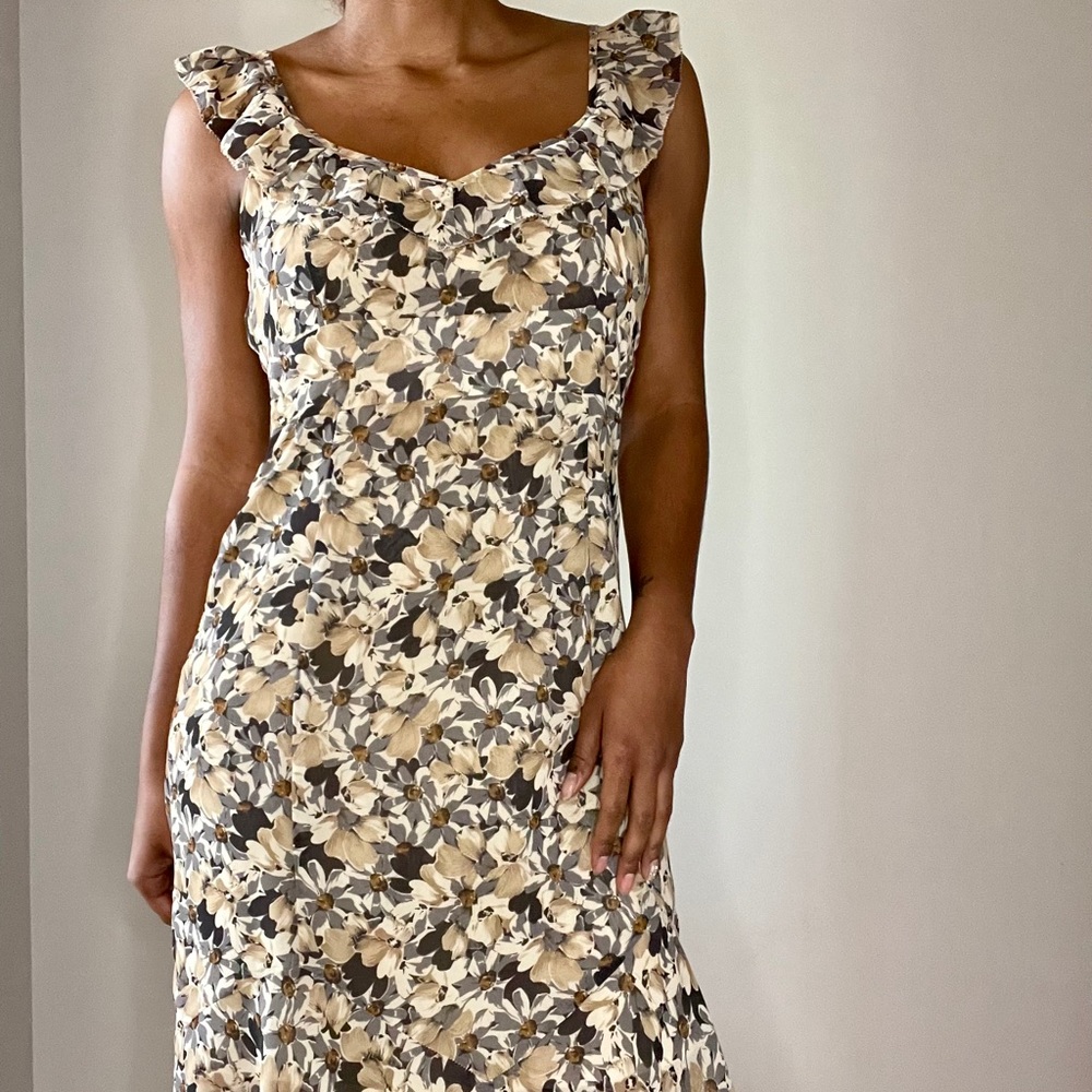 Floral Midi Dress by Anne Taylor LOFT Petites